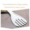 Jumbo Large Plastic Rice Paddle Spatula Scoop Fork-Like, 10.63" (27