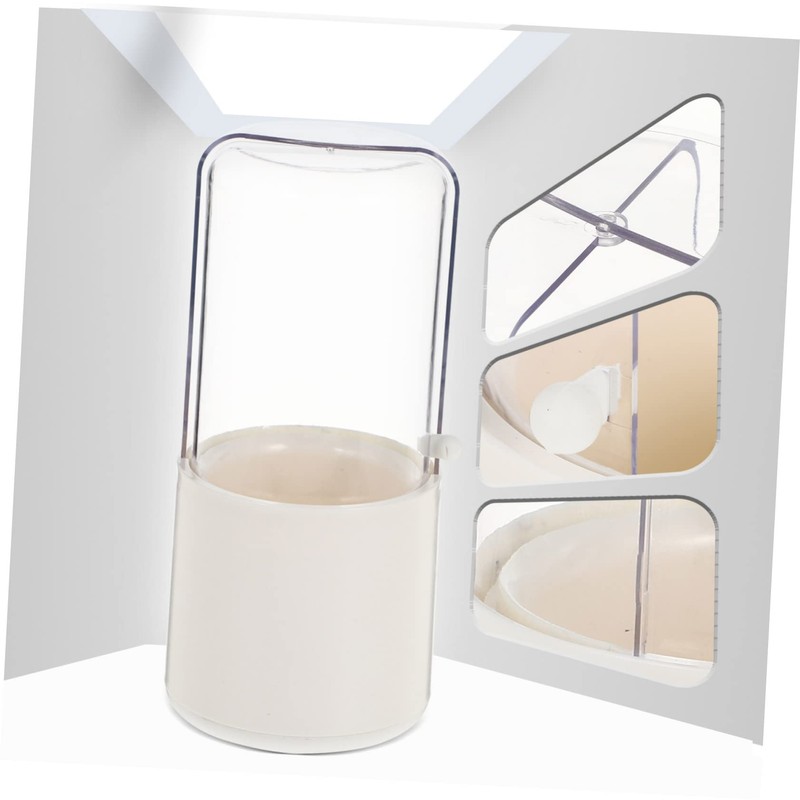 IWOWHERO Cosmetic Box Plastic Brush Bucket Travel Makeup Case Brush