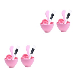 Healeved 4 Sets 4pcs Mask Bowl DIY Facial Mask Tool