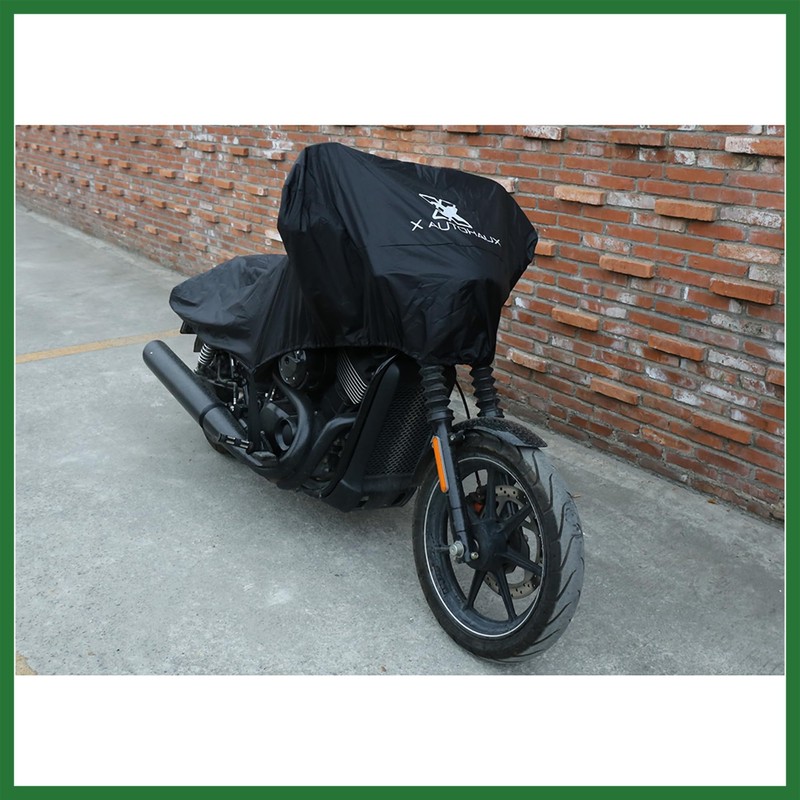 Motoforti M Black Motorcycle Half Cover Waterproof Rain Dust UV