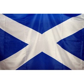 St Andrews Cross Scotland A5 3' X 2' 3ft x 2ft Flag With Eyelets Premium Quality Scottish