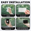 9 Pcs Clear Sticker Shield for Windshields, Reusable Double-Sided Ectrostatic