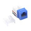 VCE Cat6 RJ45 90 Degree Keystone Jack Insert, Ethernet UTP
