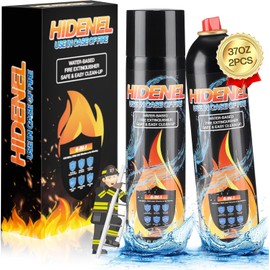 HIDENEL Fire Extinguisher for Home - 8-in-1 Multipurpose Extinguishing Aerosol Spray - Portable Boat & Prevent Reignition Water Based Fire Extinguisher - House, Kitchen, Car,Truck (1) (thin head 3)