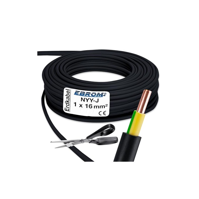 NYY-J Earth Cable 1 x 16 mm² (Running Metre) Price