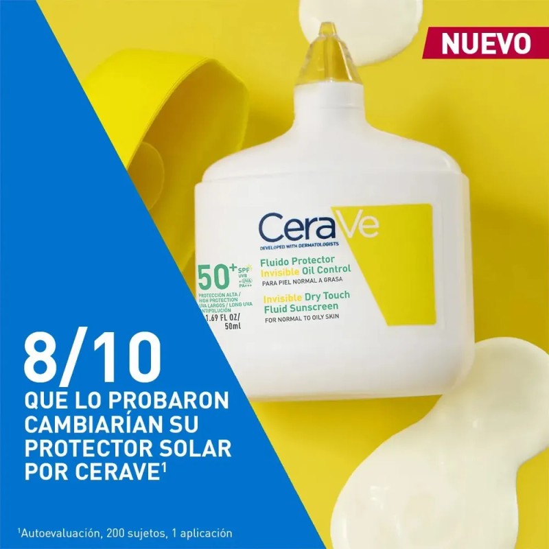 Cerave Fluido Protector Invisible Oil Control 50FPS 50ml