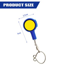 2pcs Fishing Gear Knot Tying Tool,Fishing Hook Tying Tool,Cover Fishing Hooks While Tying Strong Fishing Knots,Fishing Accessories for Beginner Anglers,Hook Tyer,Fishing Tool Equipment(blue)