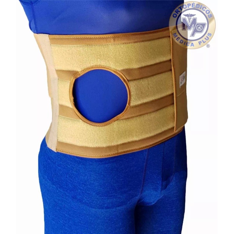 Ortopedicos Medica Plus 20cm Faja Para Colostomia Ileostomia + Funda