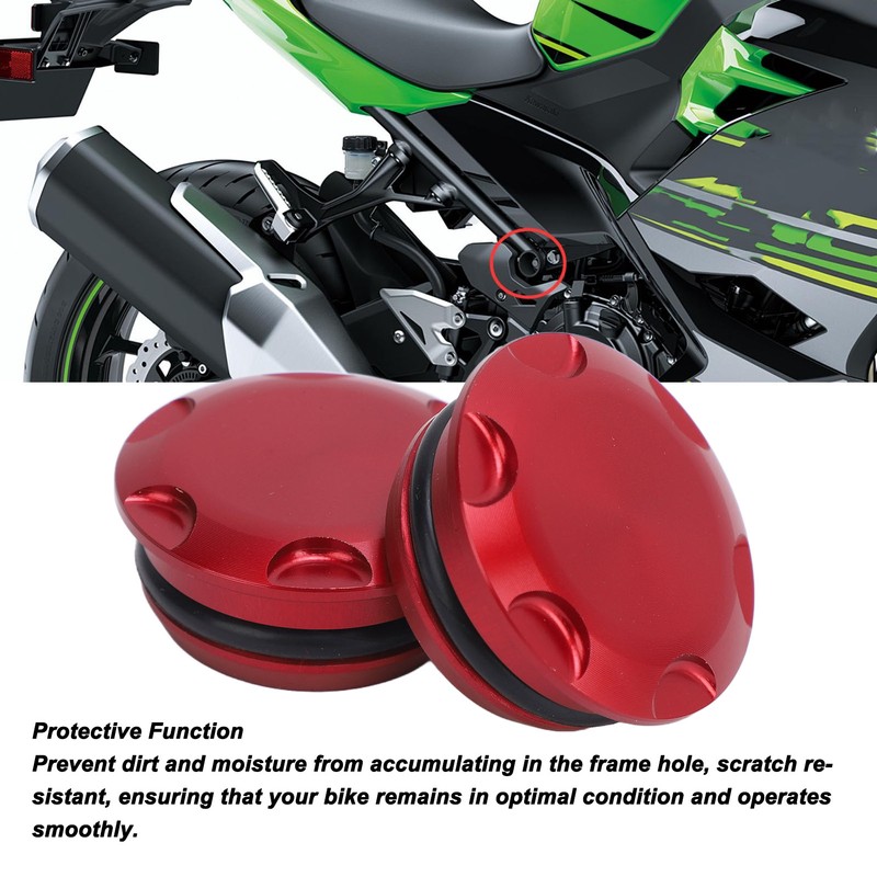 2Pcs Frame Hole Plug Cap Cover Aluminum Alloy Decorative Frame