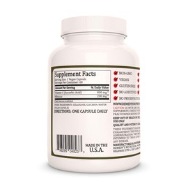 Remedy's nutrition Vitamin C with Hibiscus 1,000mg per Capsule/60,000mg per Bottle/Vegan Caps