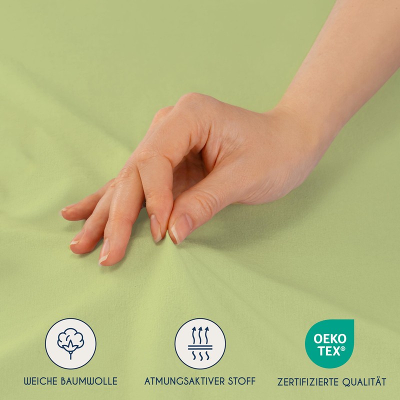 Dreamzie Elasticated Cotton Fitted Sheet