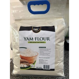 BOJ Foods Yam flour – Undiluted Nigerian Amala/Elubo flour 4lbs bag gluten Free