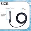 Submersible Level Transmitter, Liquid Water Level Transmitter Sensor 5M Cable