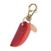 IL BISONTE Key Chain, Key Ring, Leather, Genuine Leather, Cowhide