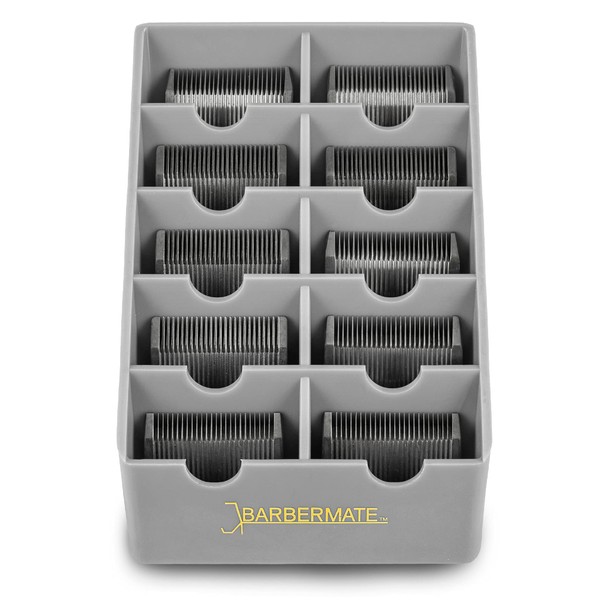 BarberMate Blade Rack Storage Tray - Holds 10 Clipper Blades