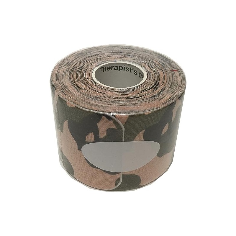Therapist’s Choice® Kinesiology Tape Pre-Cut Roll (2-Inch x 16.4-Feet) (Camo)