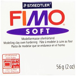 Staedtler Fimo Soft Polymer Clay 2 Ounces-8020-0 White