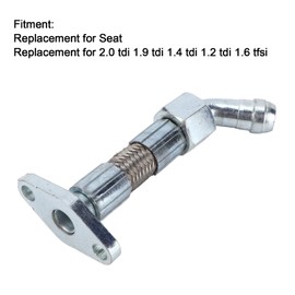 Oil Return Pipe, Turbocharger High Oil Pressure Fittings 038145736C Turbo Oil Return Pipe Replacement for 2.0 tdi 1.9 tdi 1.4 tdi 1.2 tdi 1.6 tfsi