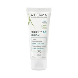 ADERMA, Biology AC Hydra Crema Calmante Compensadora, Hidratación 48H Para Piel Bajo Tratamientos Secantes, 40 ml