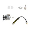 Carburetor Kit Spark Plug Oil Tube Assembly for Poulanpro 46cc