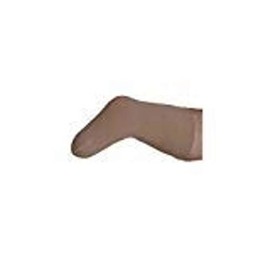 Juzo 3572CFSSB10 III 12 in. Dynamic 30-40 mmHg Extra Below Knee Compression Shrinker with Silicone Border - Black44; III - Medium