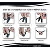 100 BLADES + Facón Professional Classic Straight Edge Barber Razor
