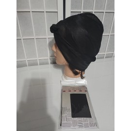 WRAP CAP Style Protection Essential For Healthy Hair Care  One Size Black