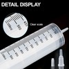 Large Capacity Plastic Syringe with 1m Tube,for Liquids, Oil or
