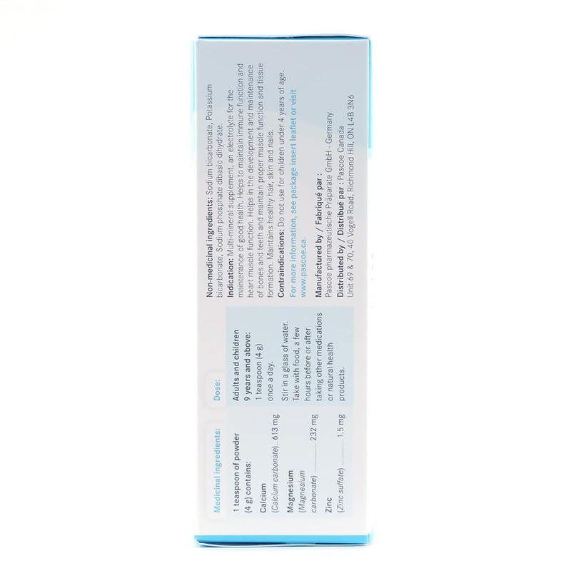 Basenpowder Pascoe – Unflavoured Multimineral powder – Electrolyte – made