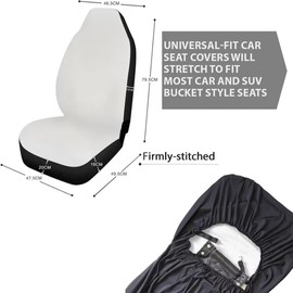 Jeiento Boho Mandala Flowers Car Seat Protectors Full Set of 10,Ethnic Style Front Bucket Seat Protectors Split Rear Bench Decorative Cover with Seat Belt Cover + Keychains + Automotive Cup Holders