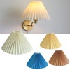 E27 Fabric Lampshade, Pleated Lampshade, Eggshell Lampshade, Chandelier Protection, Light