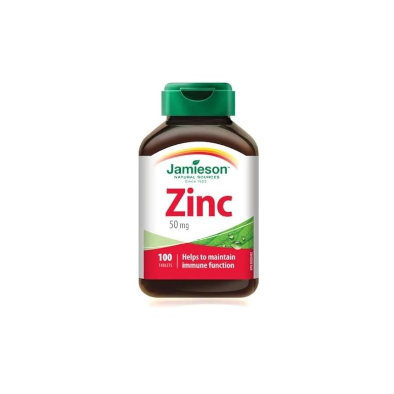 Jamieson Zinc 50 mg, 100 Tablets