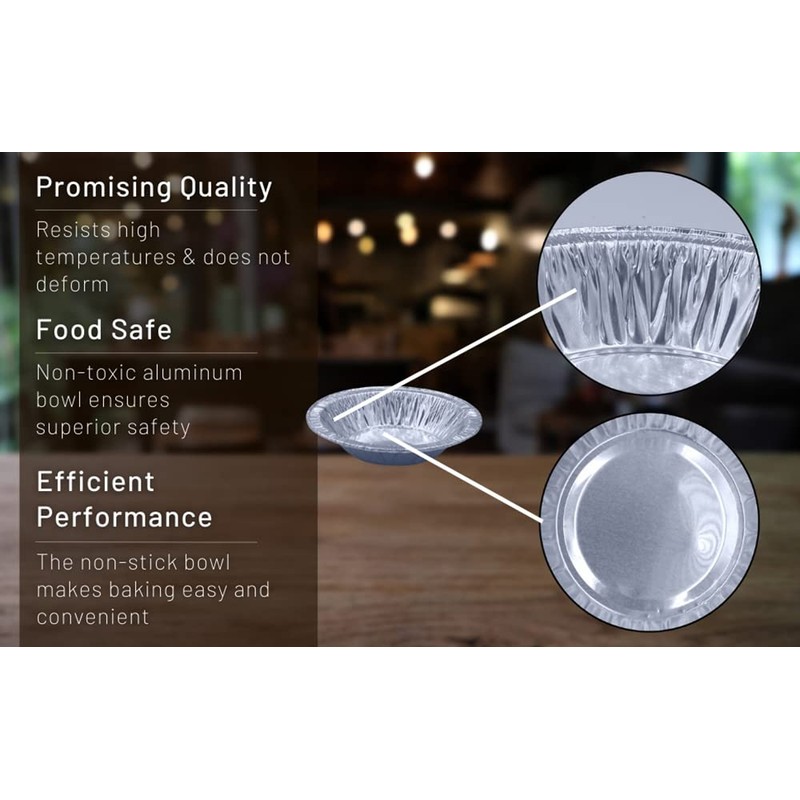 Sunrise Packaging Aluminium Foil Pie Dish [111 X 20mm] Small,
