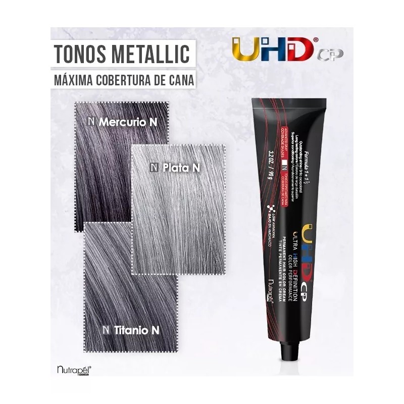 Nutrapel Nutrapel Uhd Tinte 90g Tono metallic plata