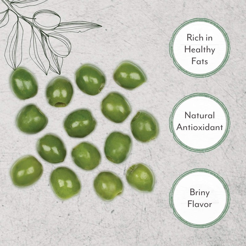 Roland Foods Castelvetrano Pitted Olives, Specialty Imported Food, 2 Lb