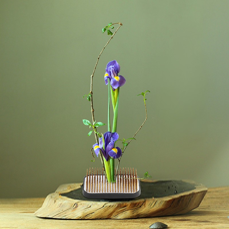 Dense Copper Needle Practical Kenzan Flower Arrangement Needle Pin Accessory