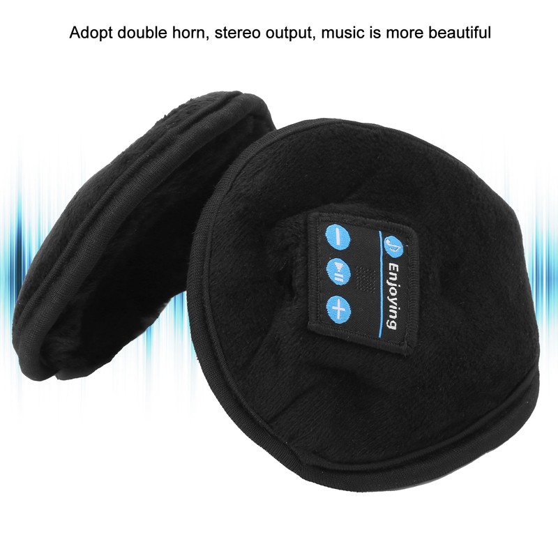 Winter Earmuffs Music for Bluetooth 5.0 Soft Skin Friendly Rechargeable