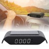 Car Digital Clock Auto Truck Solar Powered Time Date Temperature