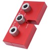 Wood Doweling Jig Drill Guide 3 in 1 Locator Hole