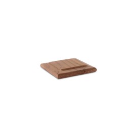 Woodway Flat Bottom Post Cap, fits 3.5" Post, in Premium Redwood, 1PC