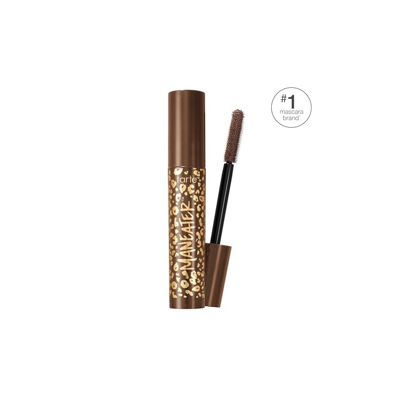 Tarte- Máscara de pestañas Voluptuosa Maneater Marrón 0,3 oz