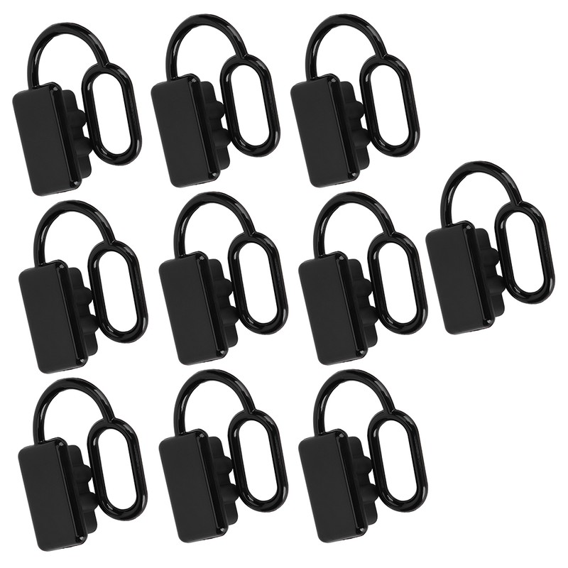 10Pcs Dust Cap Plastic Connector Black Small Protection Cover for