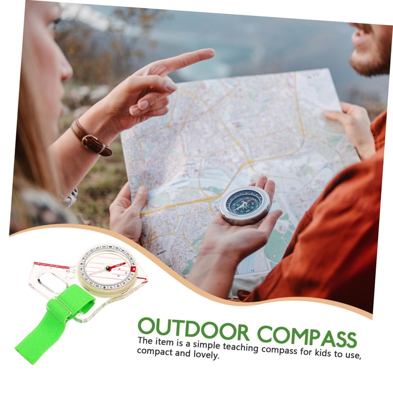 KICHOUSE Directional Compass Tool Compact Multi Use Hiking and Backpacking