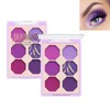 Purple Eyeshadow Palette, Pink Make-Up Palettes Shimmer Eye Shadow, Highly
