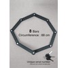 Folding Bike Lock with Heavy Duty Security Chain for Bicycles,