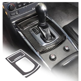 Aotumcer Gear Shift Cover Carbon Fiber Decal Trim,Compatible with Infiniti G 2007-2013 Car Control Gear Shift Panel, Cover Scratches and Prevent Scratch and Abrasion