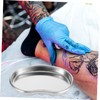 LABRIMP Stainless Steel Kidney Tray for Tattoo Supplies Organizer Ergonomic