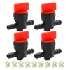 Aynaxcol 494768 4PCS Fuel Shut Off Valve, 1/4 Inch Inline