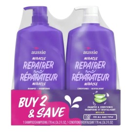 Aussie Miracle Repairer Shampoo Y Acondicionador