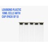 Lovibond Plastic 10 ml Cells with Cap (Pack of 5)